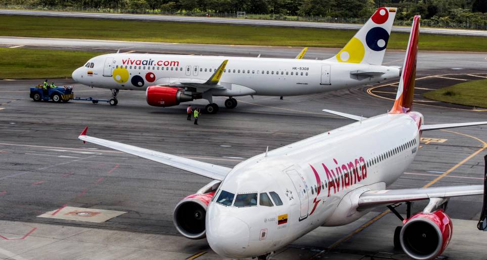 El Grupo Avianca-Viva sería la holding que derive de la integración entre las dos empresas, que aguardan por el visto bueno de las autoridades. Foto JULIO CÉSAR HERRERA