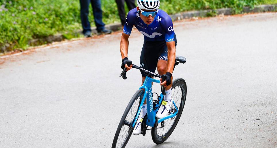 Éiner Rubio compite en su tercer Giro de Italia. Sorprende con su gran nivel, ya ganó etapa. FOTO @PhotoGomezSport