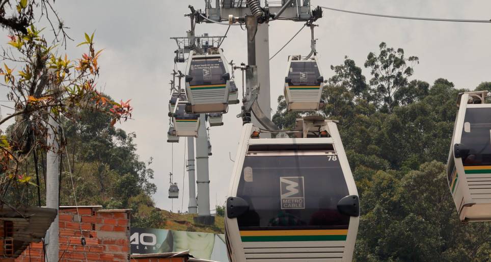 El Metrocable línea J está de aniversario, son 15 años de servicio. Foto: Cortersía. 