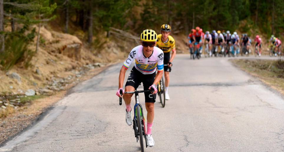 En acción, Esteban Chaves. FOTO cortesía EF Pro Cycling