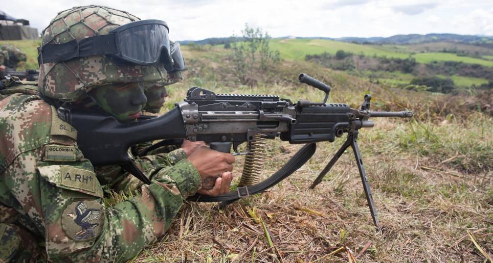 La Brigada 14 desplegó a sus hombres para enfrentar a ambos grupos en las dos veredas de Amalfi. FOTO: EL COLOMBIANO/ Imagen de referencia