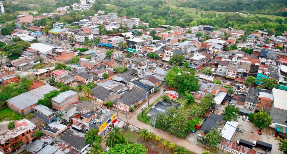 En Puerto Triunfo fueron diez las viviendas que colapsaron por causa de las inundaciones. FOTO: Cortesía
