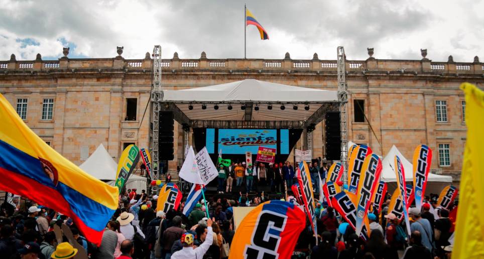 Habrá marchas a favor y en contra de Petro los 7 y 20 de junio, respectivamente. FOTO: Colprensa