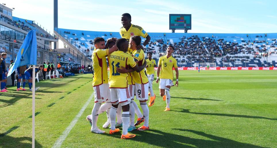 Selección Colombia Sub-20 se mantiene invicta en el Mundial con 3 victorias y un empate. FOTO Getty
