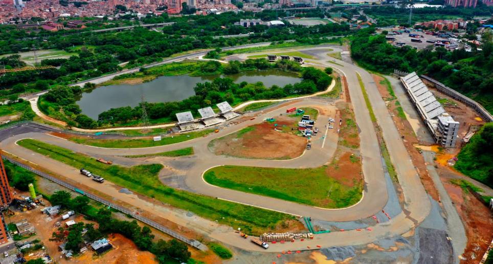 El escenario del Central Park está ubicado en la zona norte de Bello. FOTO SEBASTIÁN CARVAJAL