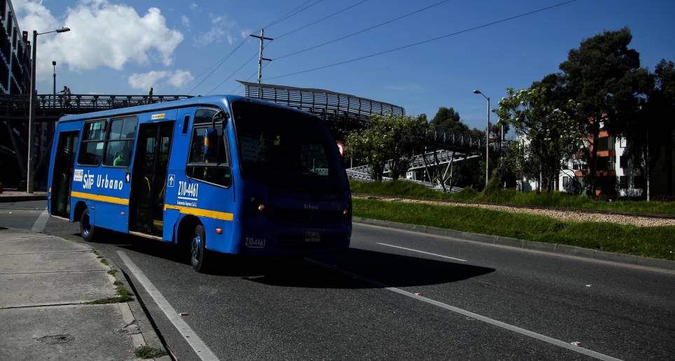 El conductor recibió el impacto de la bala traumática en el tórax. FOTO COLPRENSA