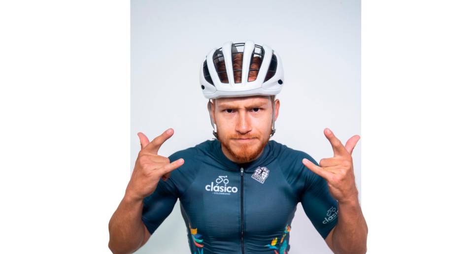 Alejandro Mesa, cumplirá este sábado 25 años. Ya luce con orgullo la jersey del Clásico EC. Estará en el Fondo 110km. FOTO CAMILO SUÁREZ
