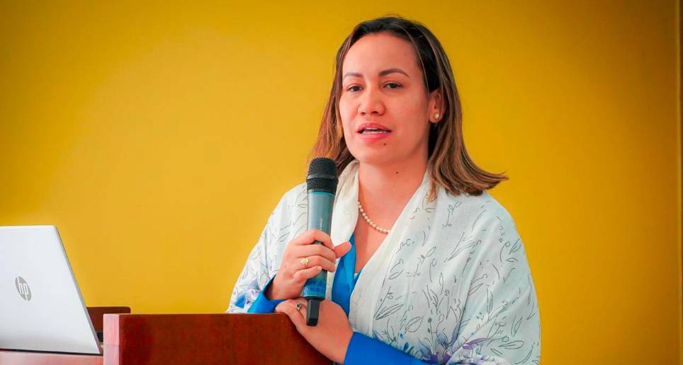 La ministra de Salud, Carolina Corcho, sostuvo que la decisión sobre el futuro de la reforma a la salud está en el Congreso. FOTO: Cortesía / Archivo El Colombiano