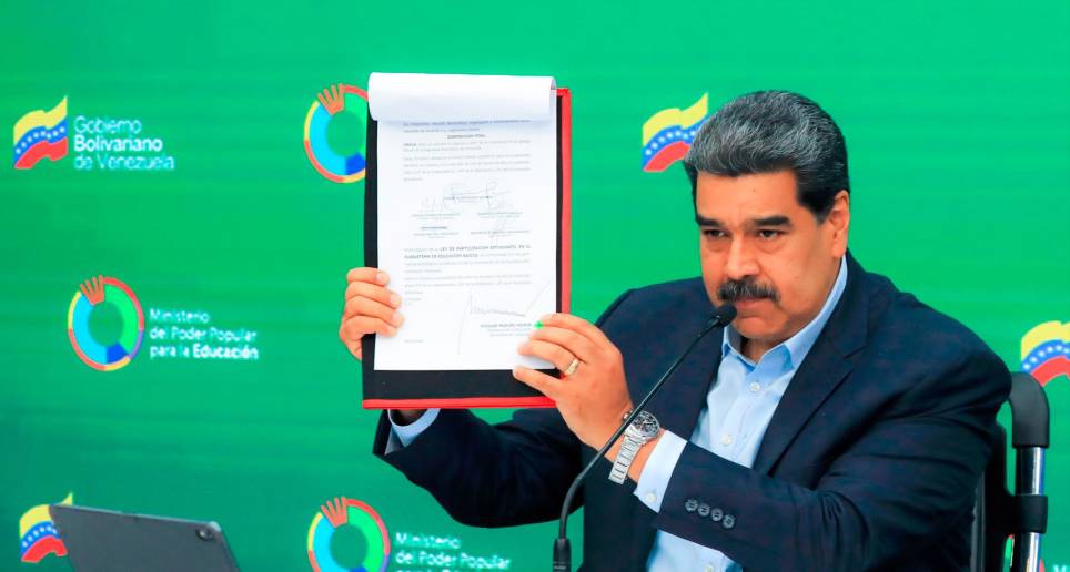 Estados Unidos asegura que Venezuela tiene alianzas narcotraficantes con el ELN y las disidencias de las Farc. FOTO: Tomada de Twitter @NicolasMaduro