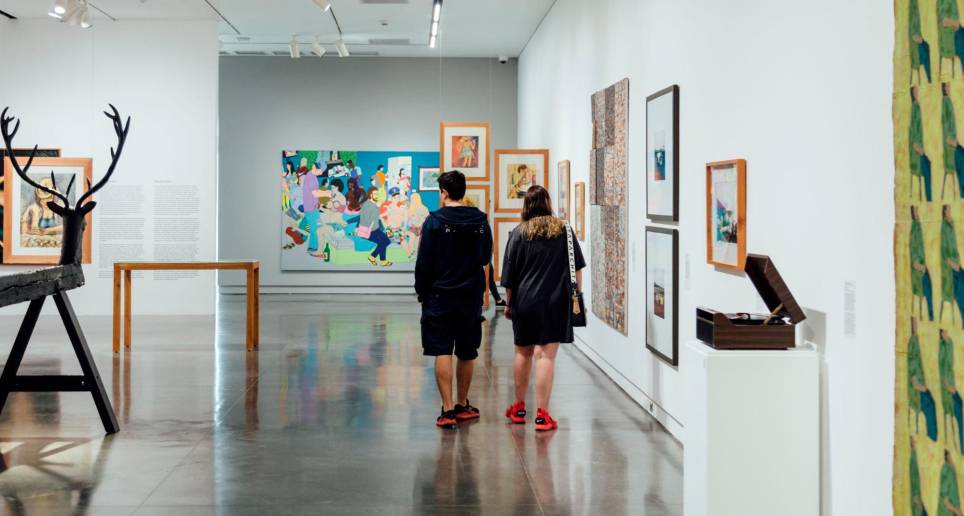 “Pulso de ciudad”, en el Museo de Arte Moderno de Medellín, puede visitarse hasta abril. FOTO Cortesía