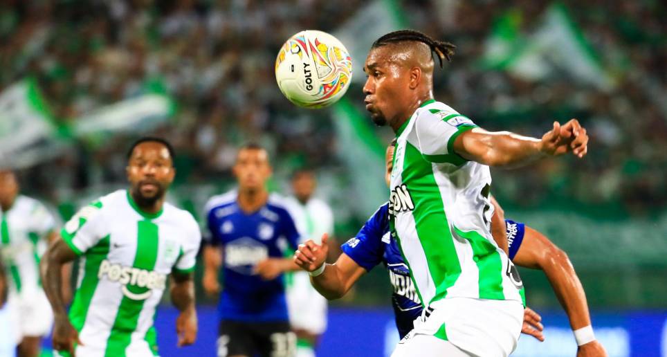 Banguero durante el juego con Millonarios. FOTO Manuel Saldarriaga