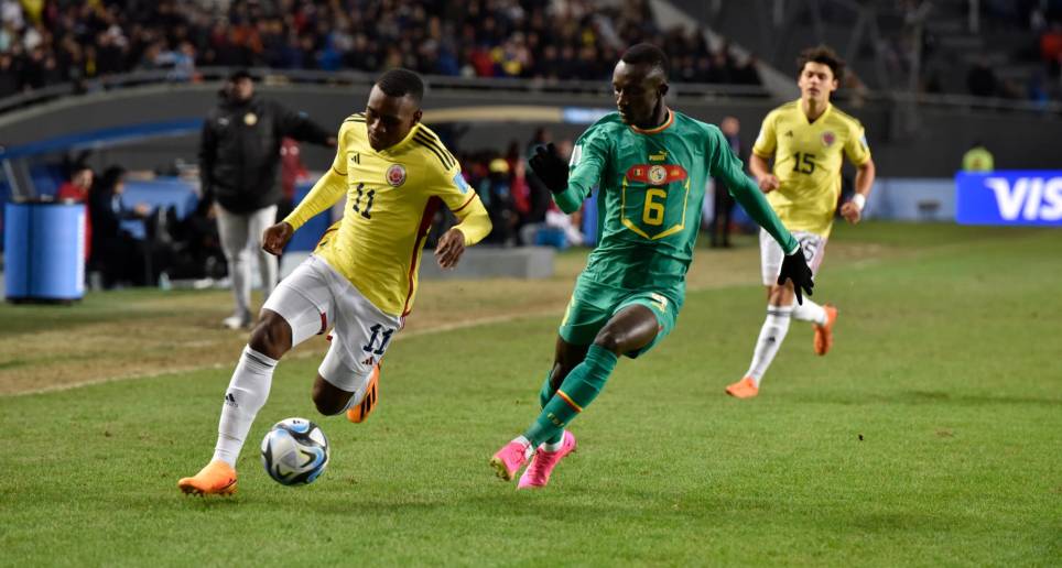 Colombia empató con Senegal en el duelo por el cierre del grupo C del Mundial Sub-20. FOTO CORTESÍA FCF