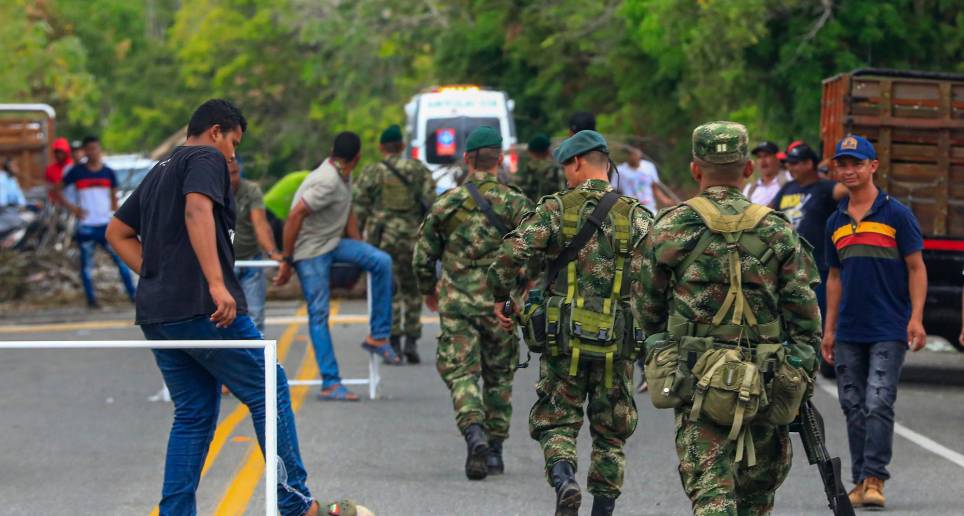 Según el balance del Gobierno, la violencia en el paro minero se ha venido reduciendo en los últimos días y las principales vías fueron desbloqueadas. FOTO: MANUEL SALDARRIAGA.