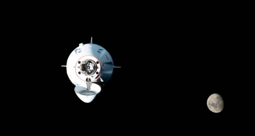 La misión Crew-5 llegó el 6 de octubre al laboratorio espacial, tras un viaje de alrededor de 30 horas que se inició en Cabo Cañaveral (Florida, EE. UU.). FOTO: TOMADA DE TWITTER @SpaceX