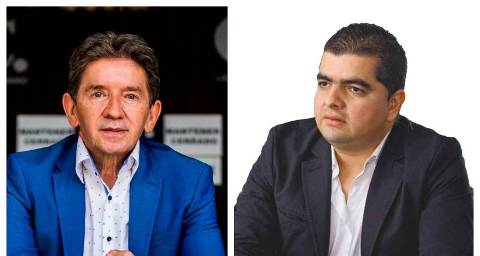 Luis Pérez y Julián Bedoya serían la dupla de candidatos con apoyo de Daniel Quintero y Gustavo Petro. Foto Cortesía
