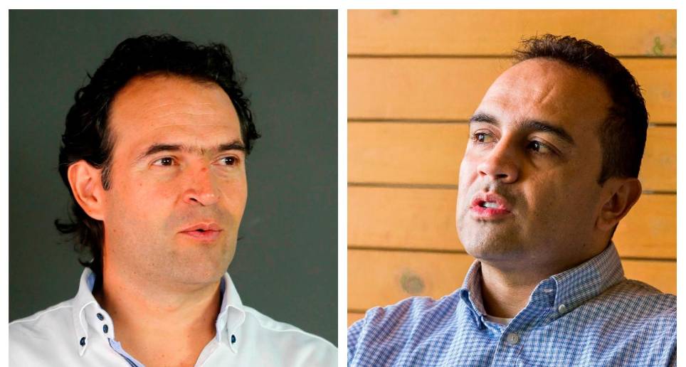 Federico Gutiérrez y León Mario Bedoya. FOTOS EL COLOMBIANO