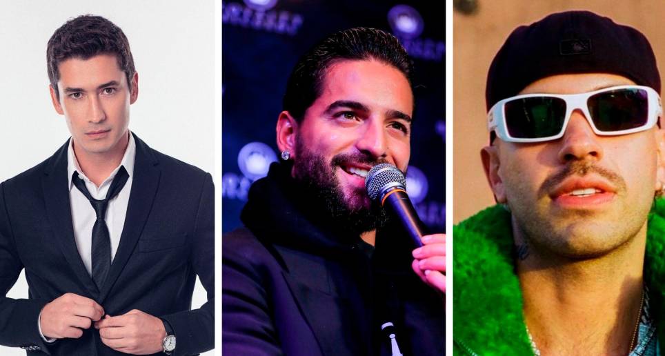 Juan Pablo Urrego, Maluma y Ferxxo son noticia este fin de semana. FOTO Cortesía