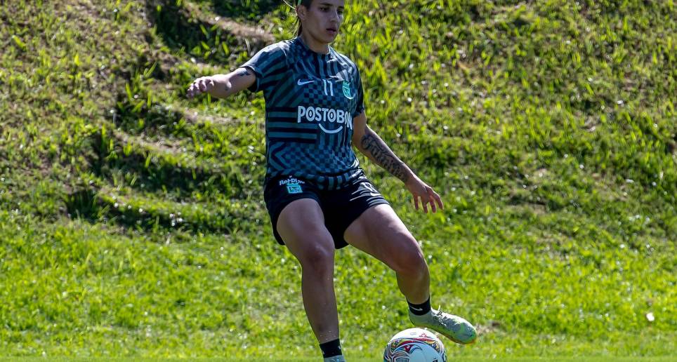 Verónica Arcila, jugadora de Atlético Nacional. FOTO EL COLOMBIANO