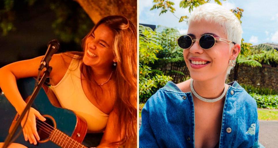 Valentina Rico y Anna Sofía, dos jóvenes talentos que resaltan en la música latina. FOTO Cortesía