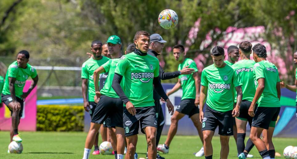 Nacional se prepara para el clásico ante el DIM. FOTO JUAN ANTONIO SÁNCHEZ