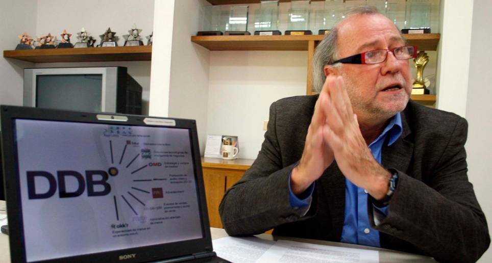 Michel Arnau deja un legado en el mundo de la publicidad y sobre todo su campaña Quiero a Medellín. FOTO MANUEL SALDARRIAGA