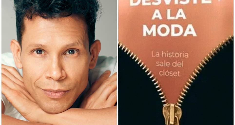 William Cruz Bermeo, autor del libro Desviste a la moda. FOTOS @onjimenezgarcia y Cortesía
