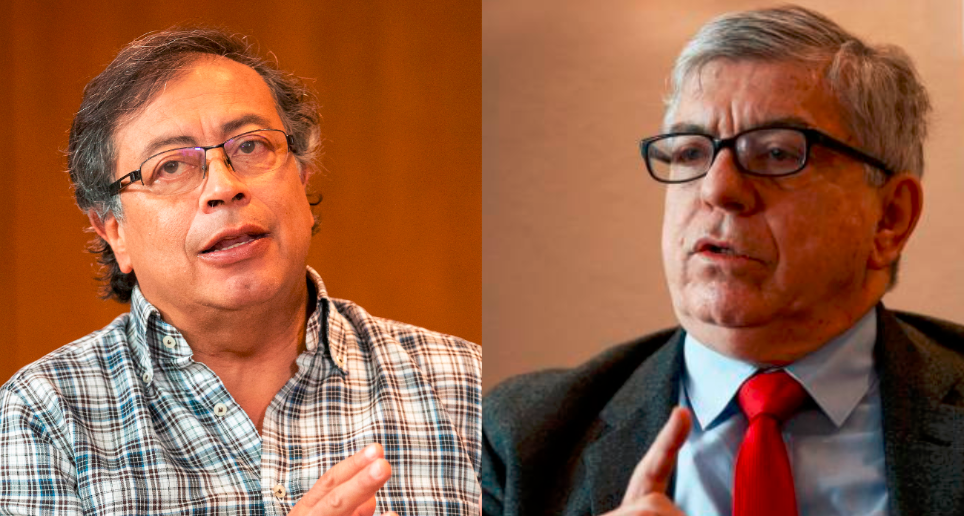El presidente Gustavo Petro y el jefe de la bancada Liberal César Gaviria se reunirán para hablar sobre la reforma a la salud. FOTO: Colprensa