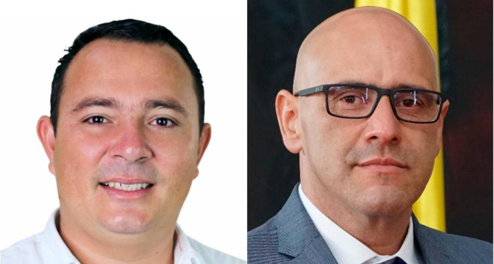 Camilo Esteban Ávila Morales, del partido de la U y Gerardo Yepes Caro, del Conservador. FOTOS: CORTESÍA CÁMARA DE REPRESENTANTES