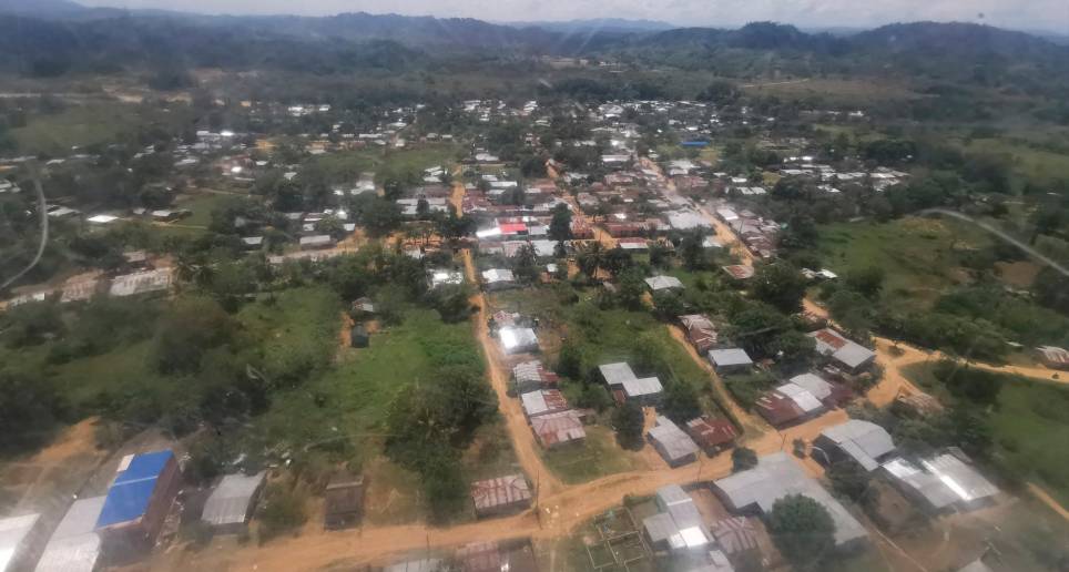 Los campesinos esperan que se les brinden ayudas humanitarias hasta que puedan retornar a sus territorios. FOTO: Cortesía.
