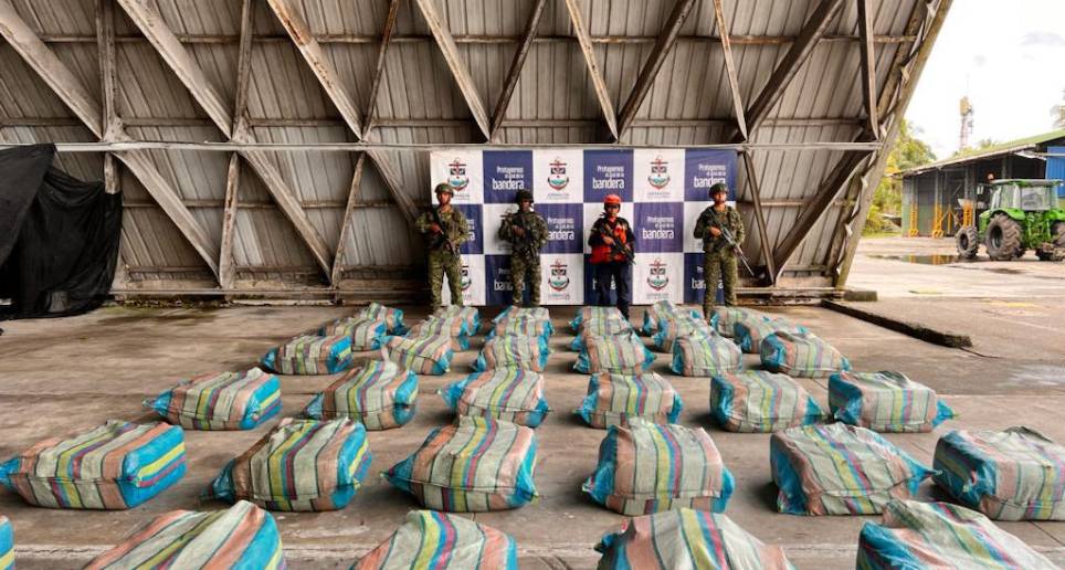 Incautación de droga por la Armada. - Foto de referencia: Cortesía Armada