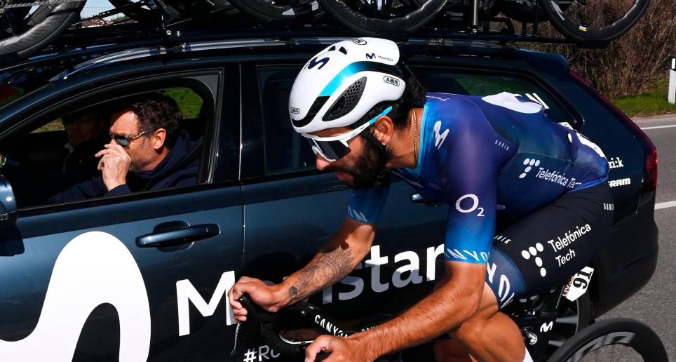 Fernando Gaviria ya logró este año un triunfo de etapa. Sucedió en la Vuelta a San Juan. En Europa confirma su buen presente. FOTO TWITTER MOVISTAR