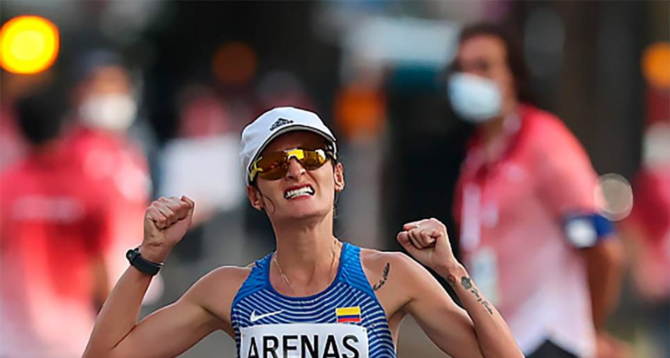 Lorena Arenas ha disputado tres competencias este año, en las que ha logrado buenos tiempos. Su principal competencia en 2023 será el Mundial de atletismo, en Budapest, en agosto. FOTO GETTY