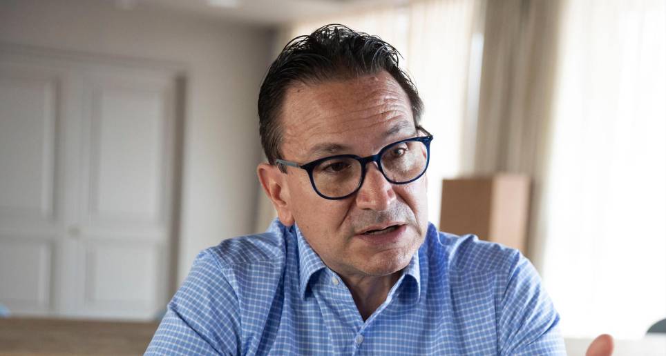 Juan Carlos Mora, presidente de Bancolombia. FOTO El Colombiano