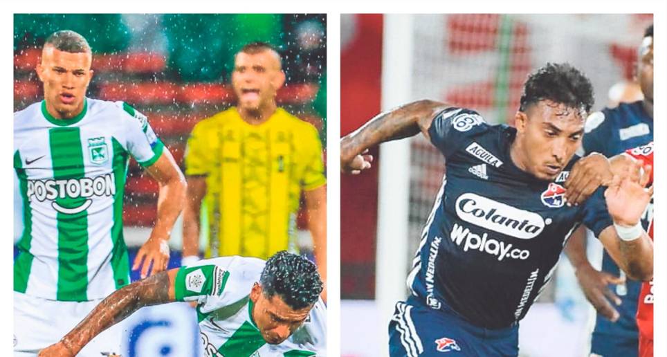 Después de las primeras dos fechas de los cuadrangulares, Nacional e Independiente Medellín aún tienen posibilidades de ser finalistas pese a que hoy no lideran sus grupos. FOTOS Jaime Pérez y Colprensa 