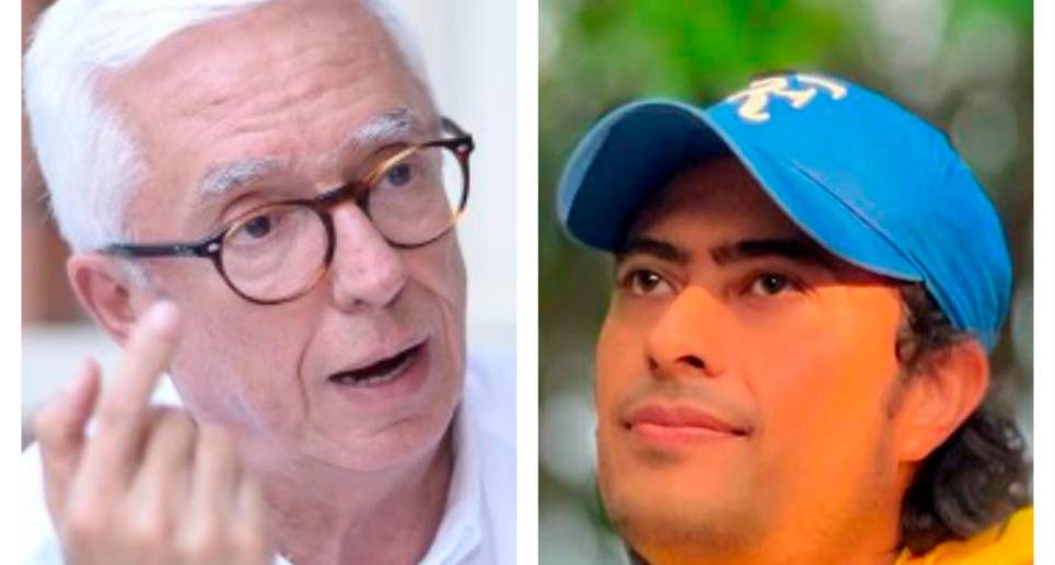 El exsenador Jorge Enrique Robledo y el diputado por Atlántico Nicolás Petro Burgos. FOTO COLPRENSA Y CORTESÍA