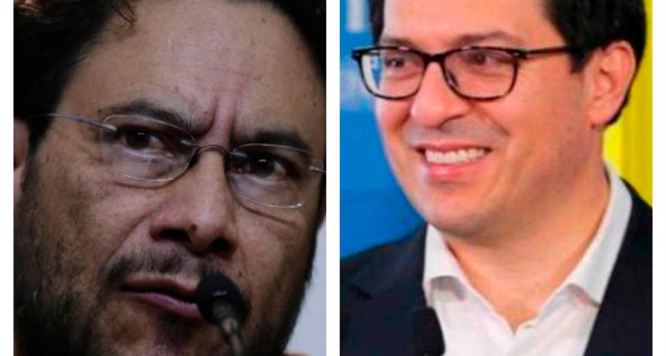 El senador Iván Cepeda y el fiscal general Francisco Barbosa. FOTO COLPRENSA