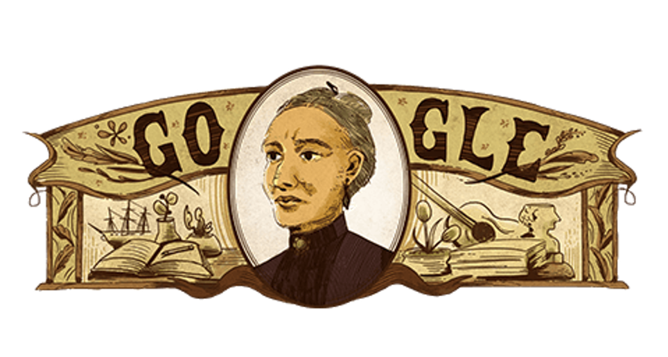 El Doodly de hoy en homenaje a Soledad Acosta de Samper. Foto: Google
