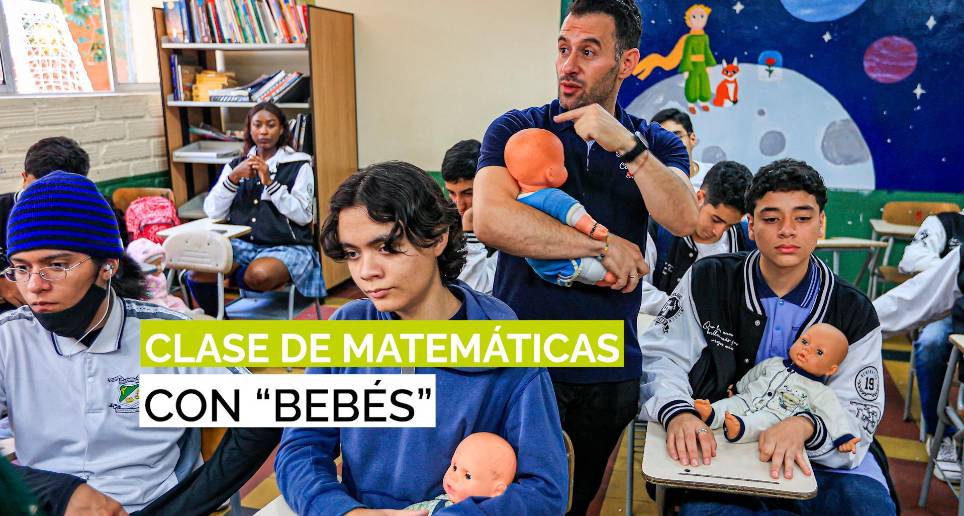 Clase de matemáticas con “bebés”