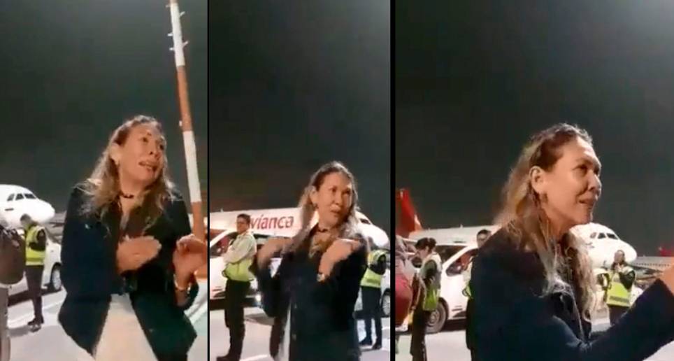 Las autoridades tratan de establecer en cuál aeropuerto sucedieron los hechos. FOTO CAPTURA DE PANTALLA 