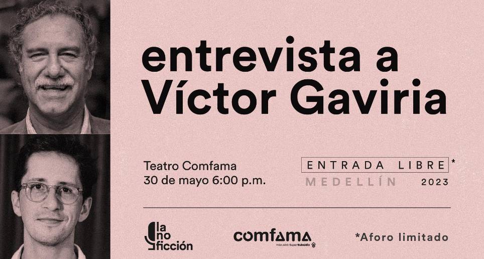 300 personas podrán asistir al evento que tendrá como invitado al cineasta Víctor Gaviria. Imagen: Cortesía.