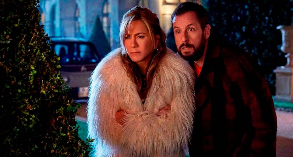Adam Sandler y Jennifer Aniston hablan del estreno de Murder Mistery 2