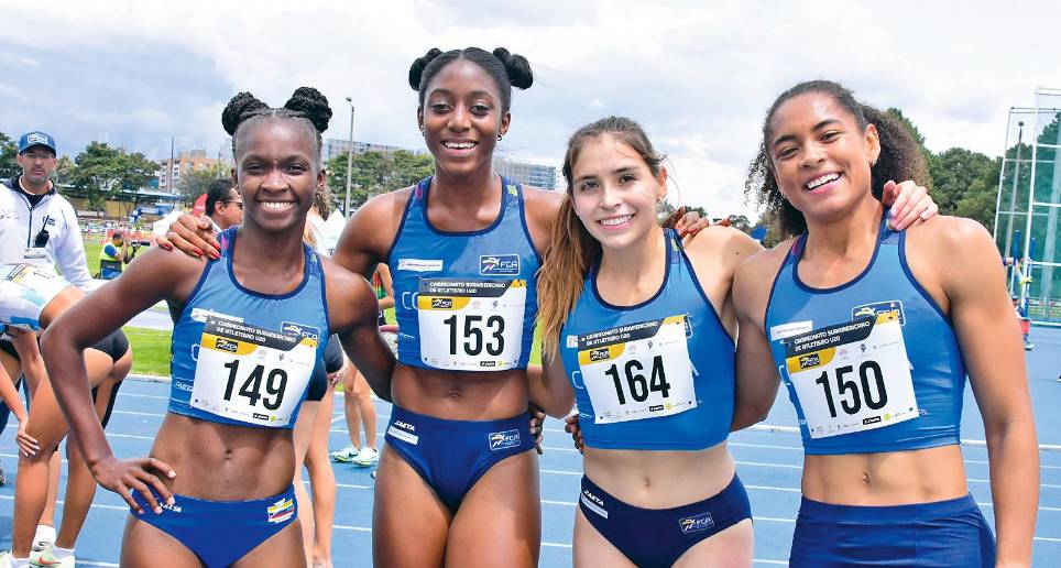 Colombia, subcampeón suramericano de atletismo Sub-20