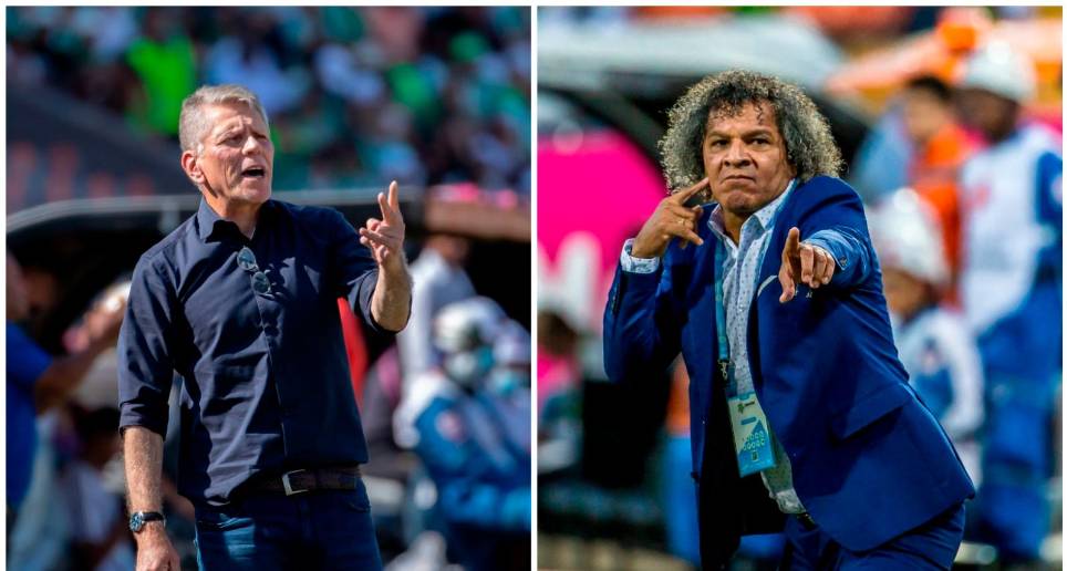 Los técnicos Paulo Autuori y Alberto Gamero se vuelven a enfrentar, esta vez en el Atanasio. FOTOS JUAN ANTONIO SÁNCHEZ