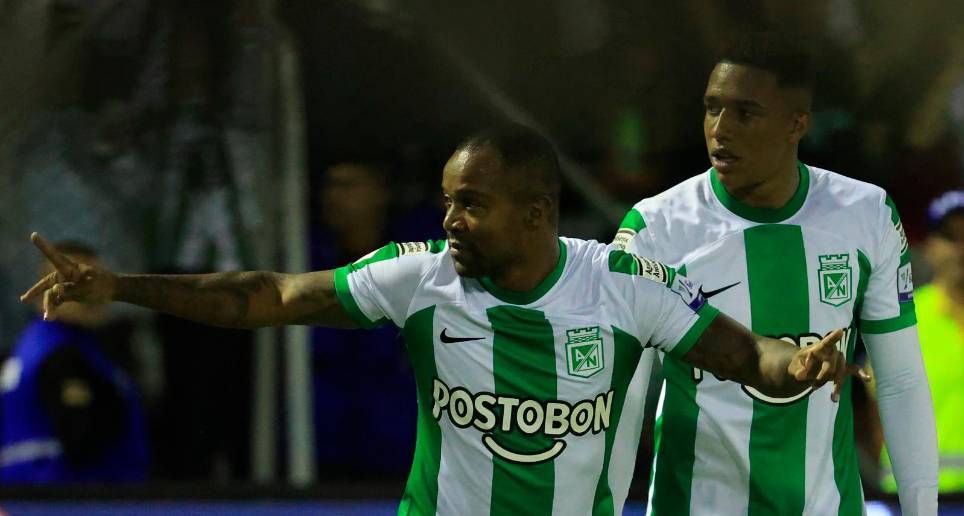 Nacional venció nuevamente a Águilas con gol de Dorlan Pabón. FOTO MANUEL SALDARRIAGA