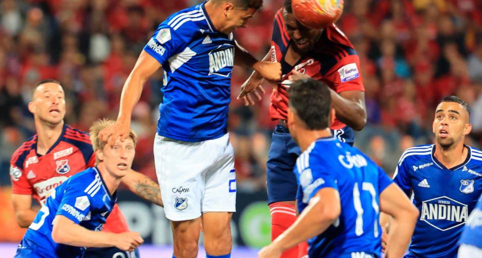 DIM recibió a Millonarios en el Atanasio, pero no pudo superarlo. FOTO MANUEL SALDARRIAGA