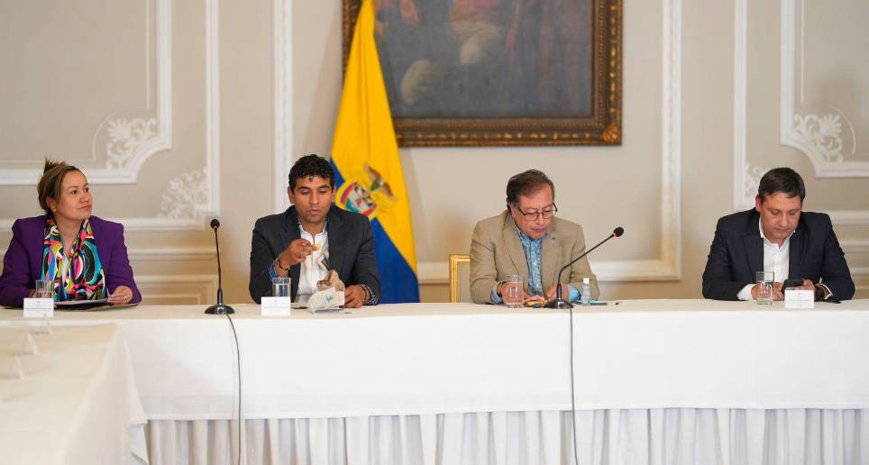 La reunión la dirigió el presidente Petro y duró tres horas con cuarenta minutos. FOTO CORTESÍA 