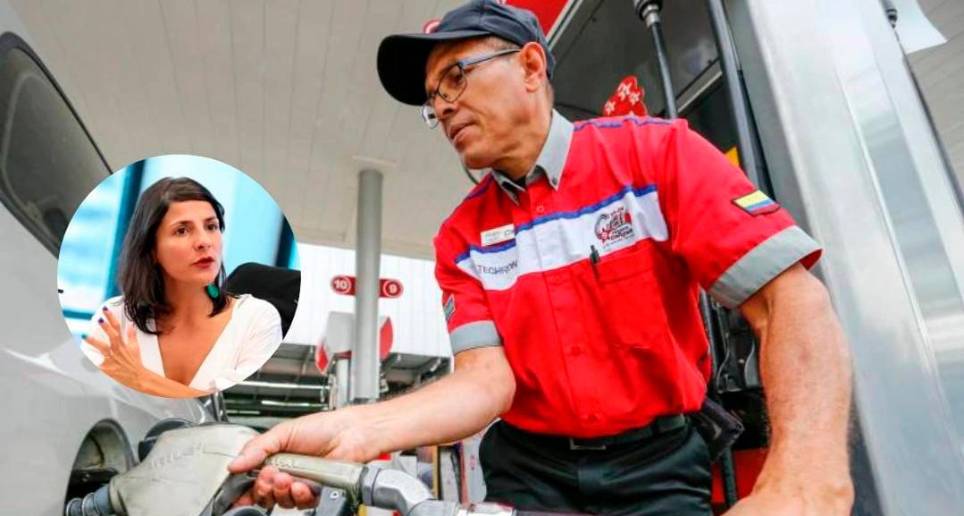 La ministra Irene Vélez fue quien reveló el aumento de $600 en el precio de la gasolina. FOTO EL COLOMBIANO