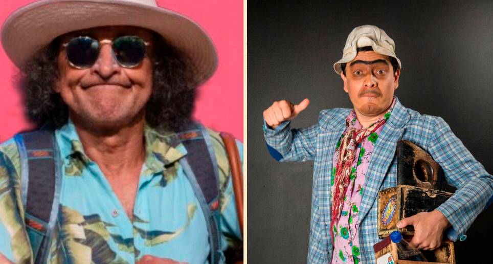 Dos referentes del humor popular en Colombia, el Águila descalza y Suso, tiene funciones este “finde” en Medellín. FOTO Cortesía 