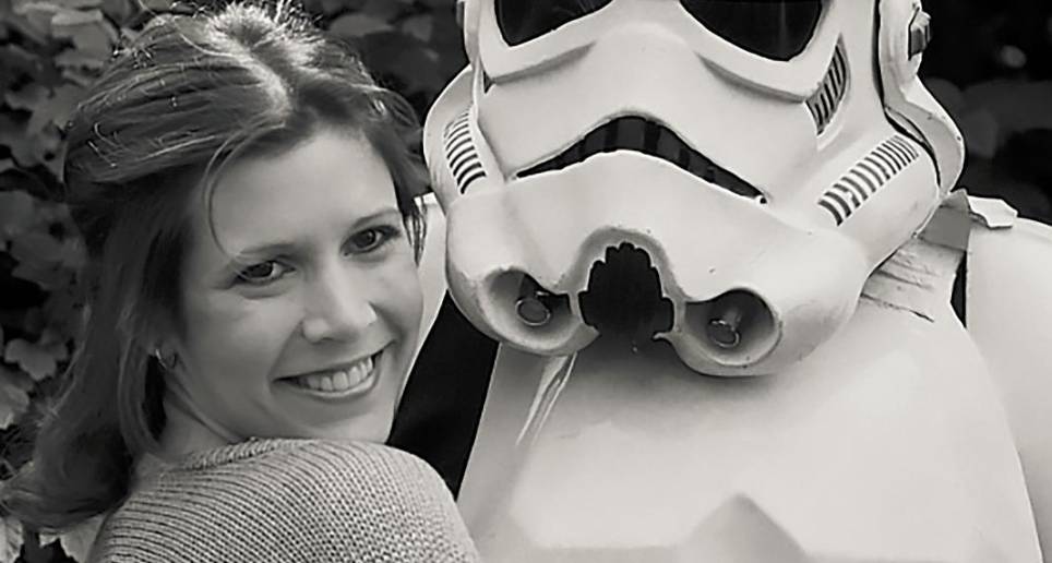Carrie Fisher. Foto Getty