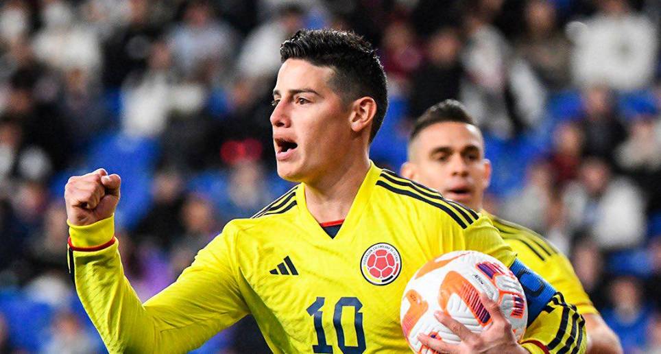 James Rodríguez, volante colombiano que marcó gol ante Corea. FOTO CORTESÍA FCF